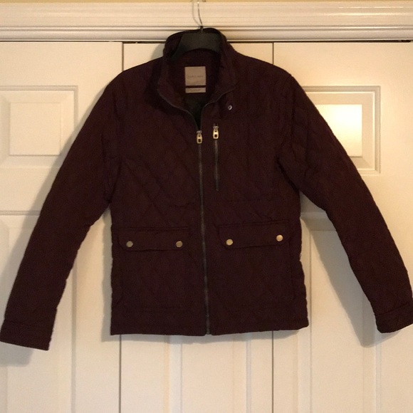 Zara Other - *HP* NWOT Zara Man quilted jacket - maroon